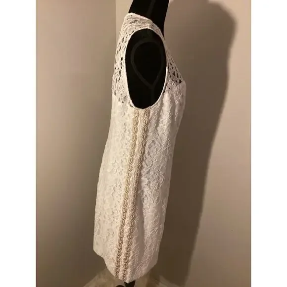 Lilly Pulitzer Mila feminine white lace dress 14 - Picture 3 of 7